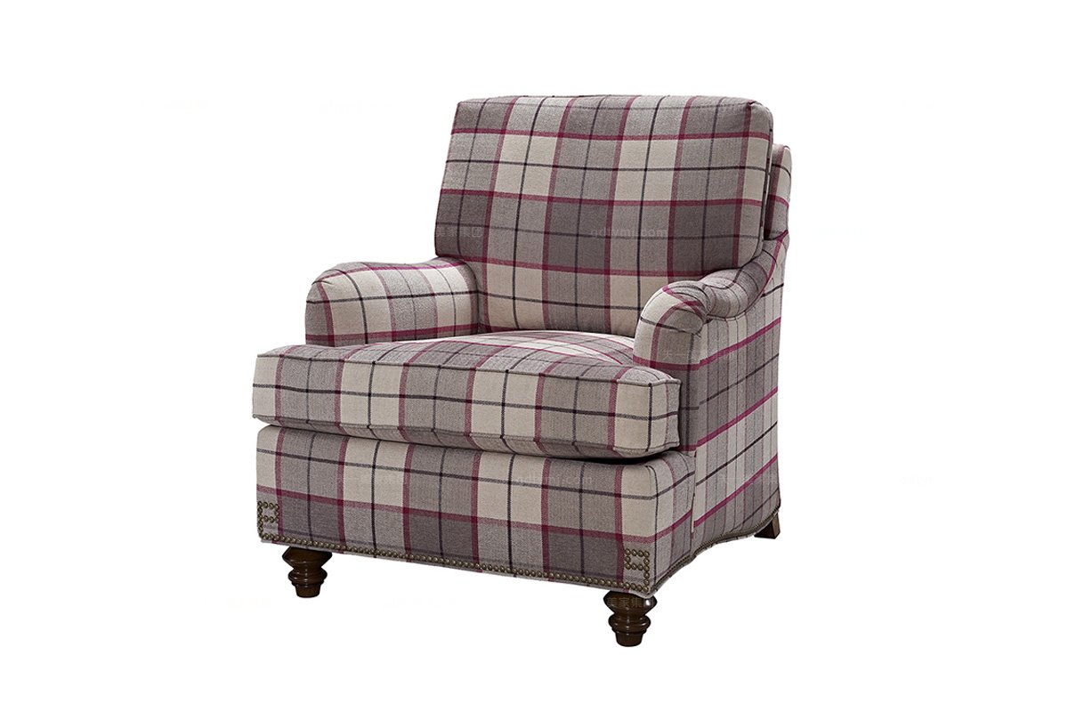 高端品牌美式布藝單位沙發(fā)