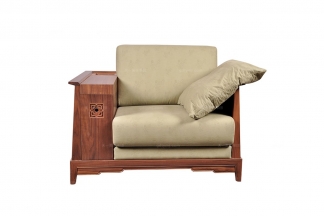 高端東南亞實木單位沙發