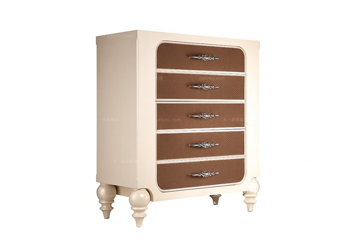 高端北京歐式別墅家具后現代五斗柜