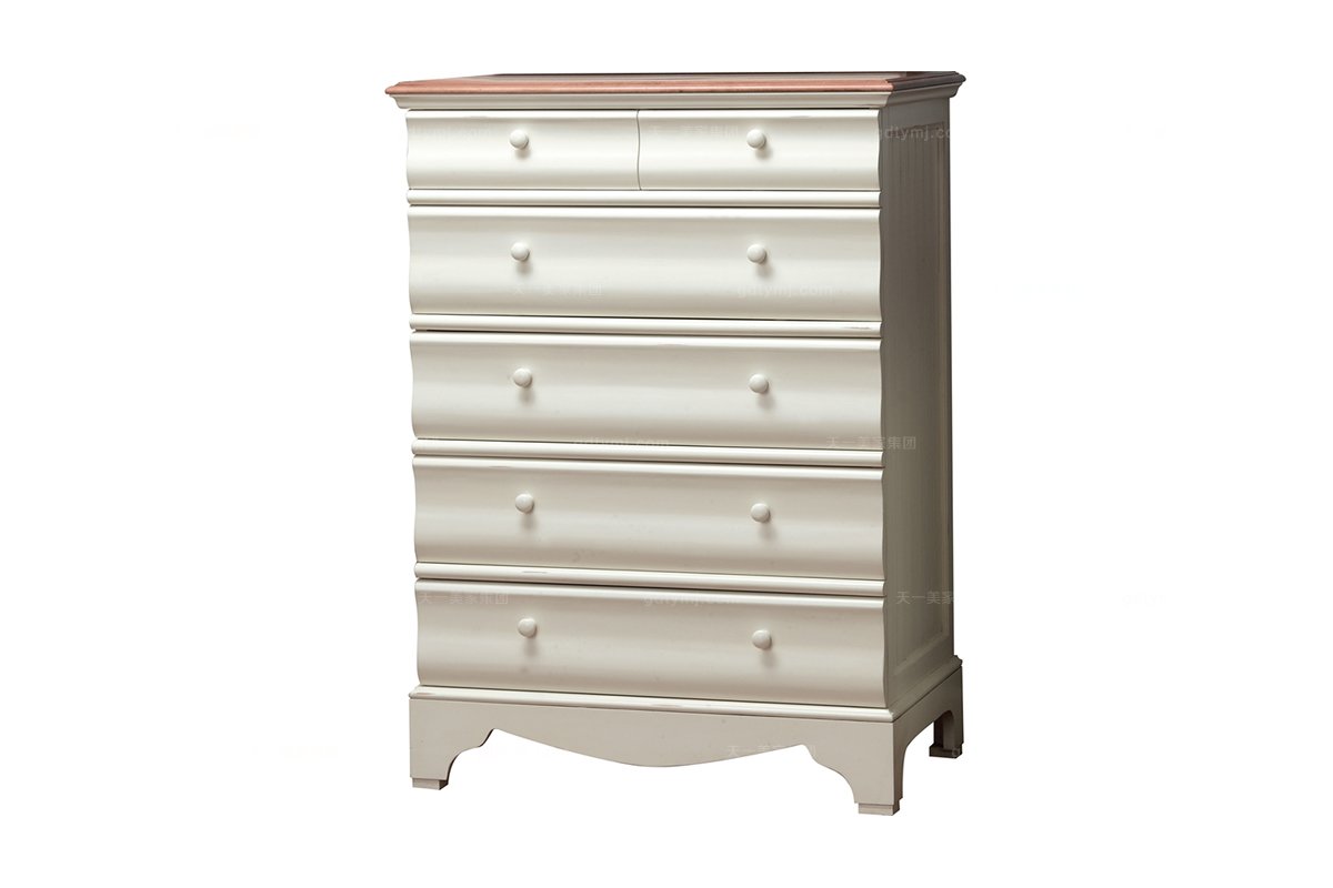 實木家具美式五斗柜