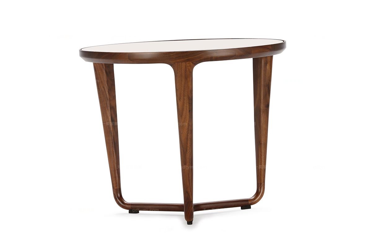 高端時尚簡約現代實木角幾