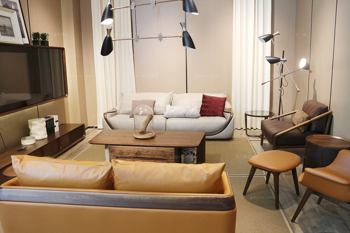 高端時尚簡約現代實木休閑椅