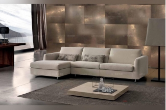 Dema高端品牌簡(jiǎn)約現(xiàn)代米白色轉(zhuǎn)角沙發(fā)