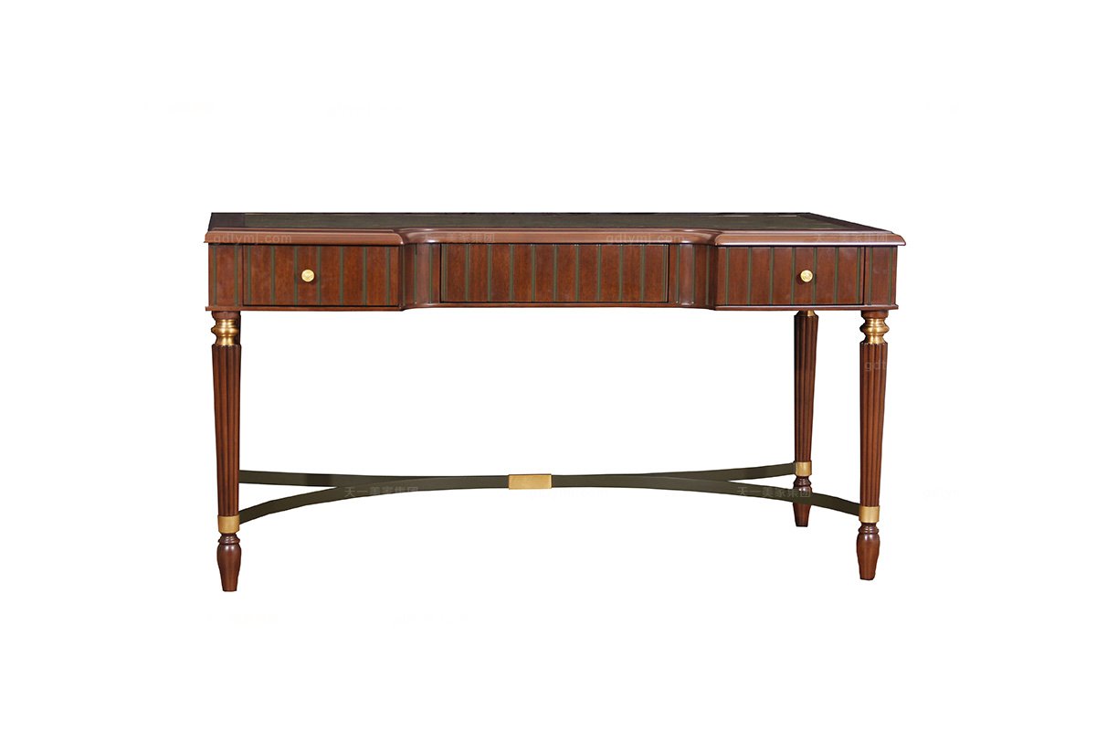 高端品牌洗浴會所家具現代新古典書桌