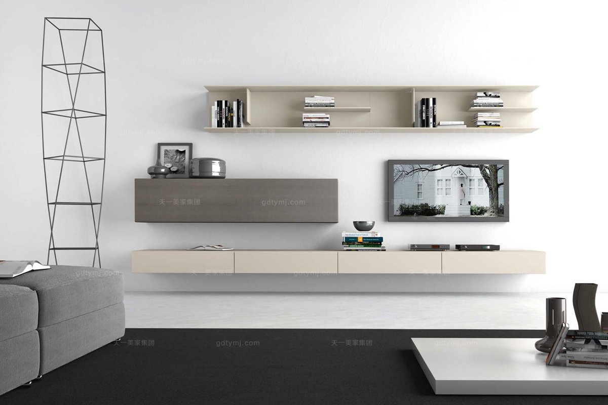 Presotto后現(xiàn)代實(shí)木電視柜系列