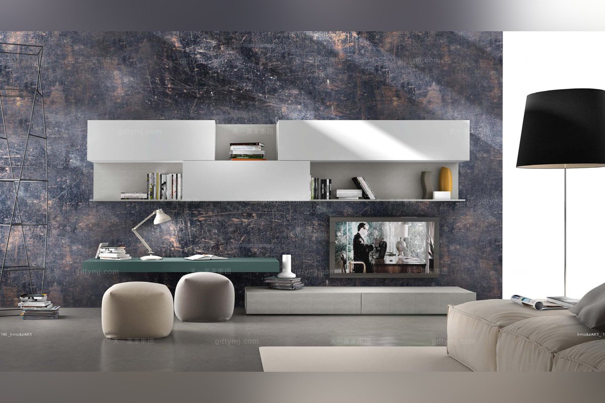 Presotto后現(xiàn)代實(shí)木電視柜系列