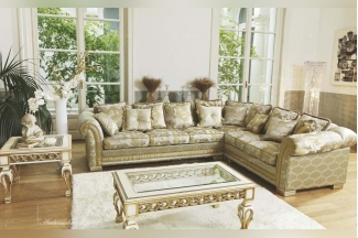 Pigoli 皮溝里花型布藝轉角沙發客廳系列