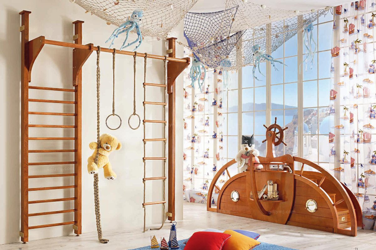 Caroti 卡若緹實木框架露木色游戲區系列