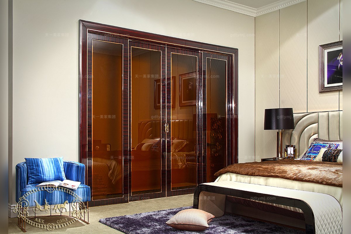 五星級酒店會所家具后現代風衣帽間