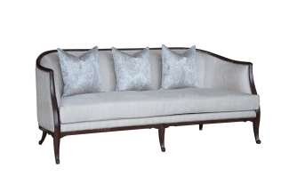 高端別墅家具會所家具品牌法式三人位沙發