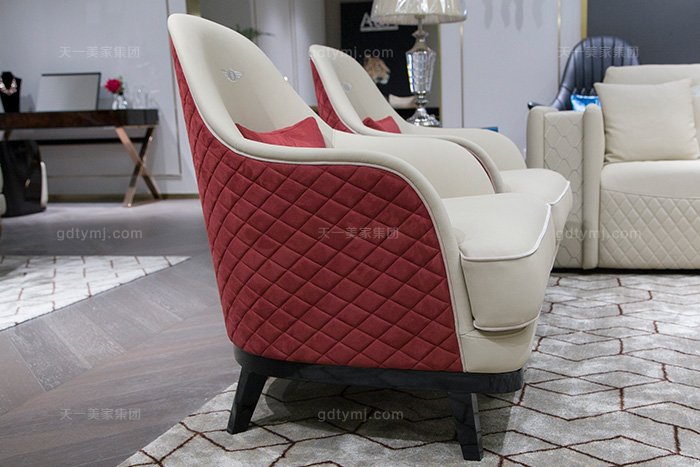 高端奢華別墅家具品牌輕奢后現代風真皮客廳沙發組合休閑椅