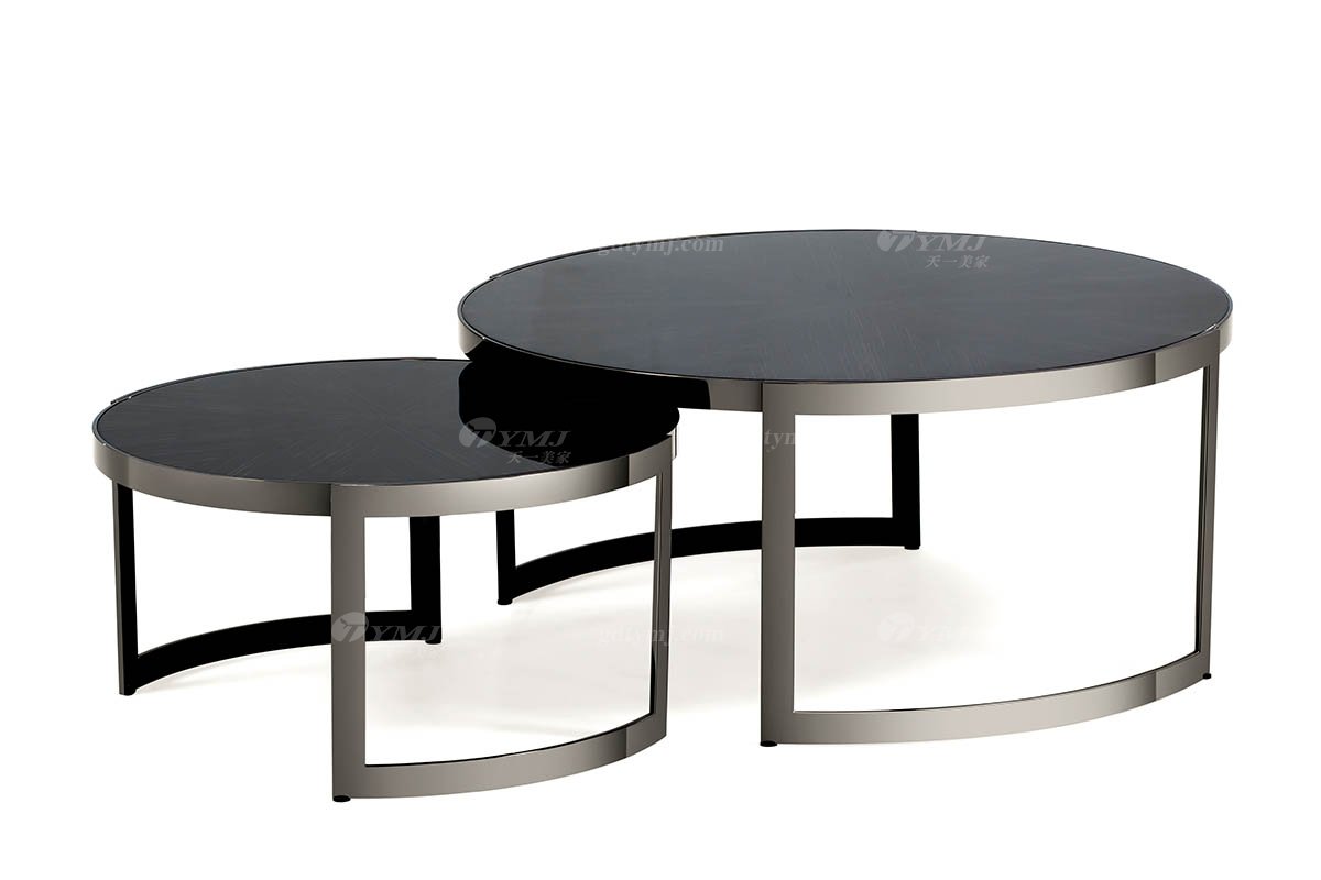 奢華豪宅別墅家具會所家具后現代客廳橙色真皮時尚輕奢沙發組合咖啡桌