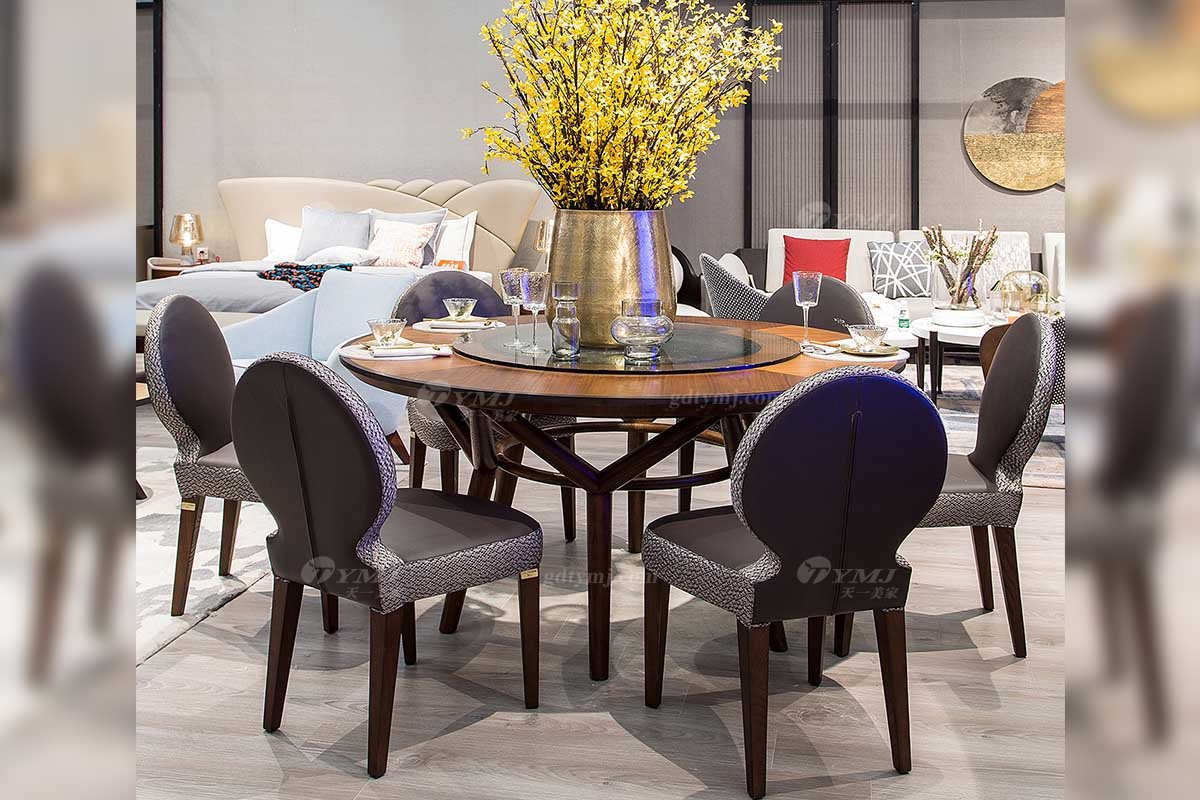 高端別墅會所家具品牌現代極簡輕奢北歐餐廳家具創意餐桌餐椅系列