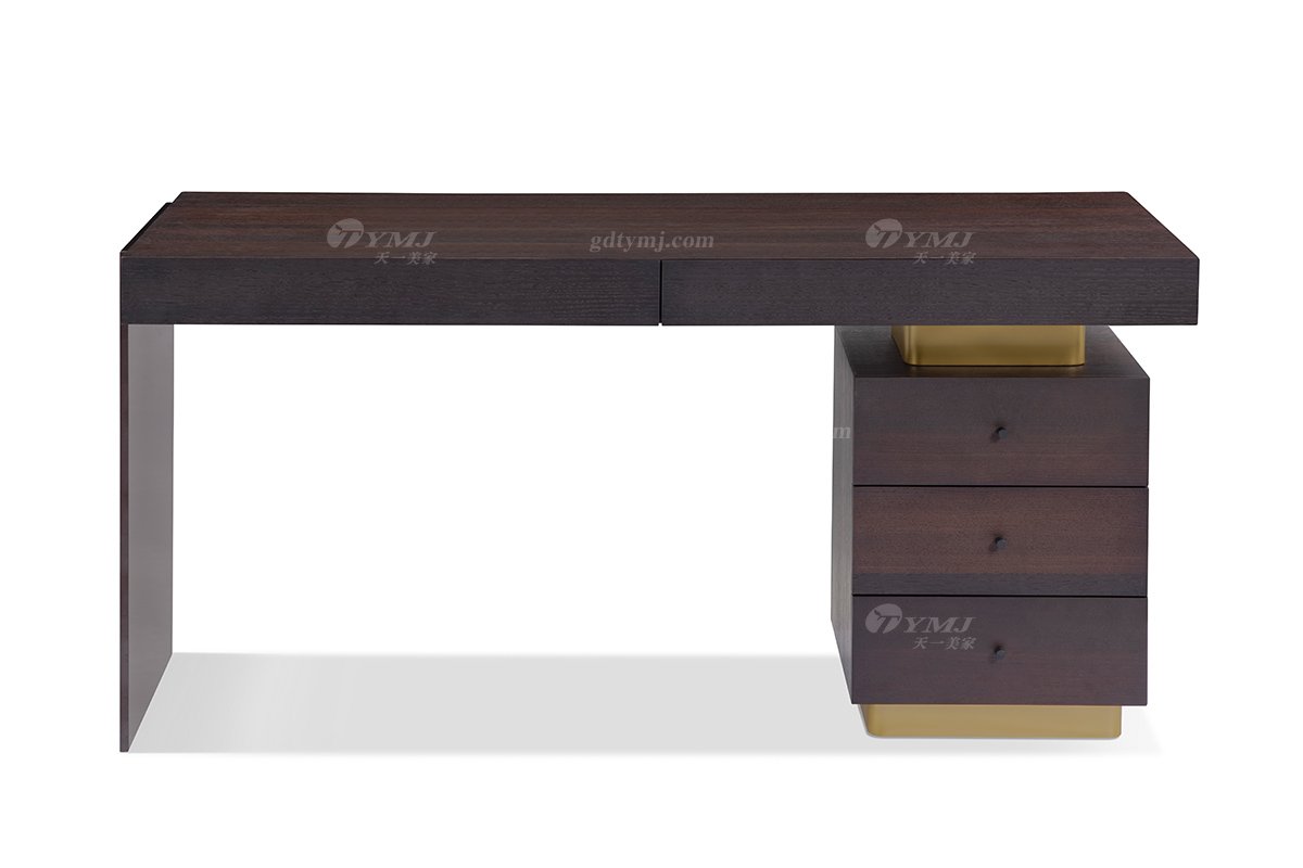 意式極簡風格高端別墅豪宅家具品牌現代輕奢書房大氣時尚煙熏色+星空耀影+意