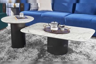 高端別墅豪宅家具星級酒店家具品牌后現代輕奢風格客廳時尚大理石茶幾