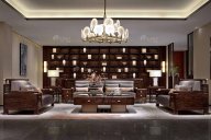 傳統(tǒng)與時尚的融合，看看一款原創(chuàng)高端雅奢新中式沙發(fā)是如何設(shè)計出來的？