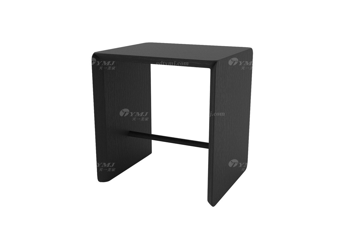 極簡風(fēng)格家具別墅會(huì)所舒適高級(jí)家用簡約煙熏色凳子