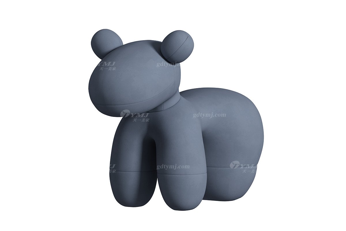 極簡風格家具別墅會所舒適高級實木家用布藝灰色創意休閑椅