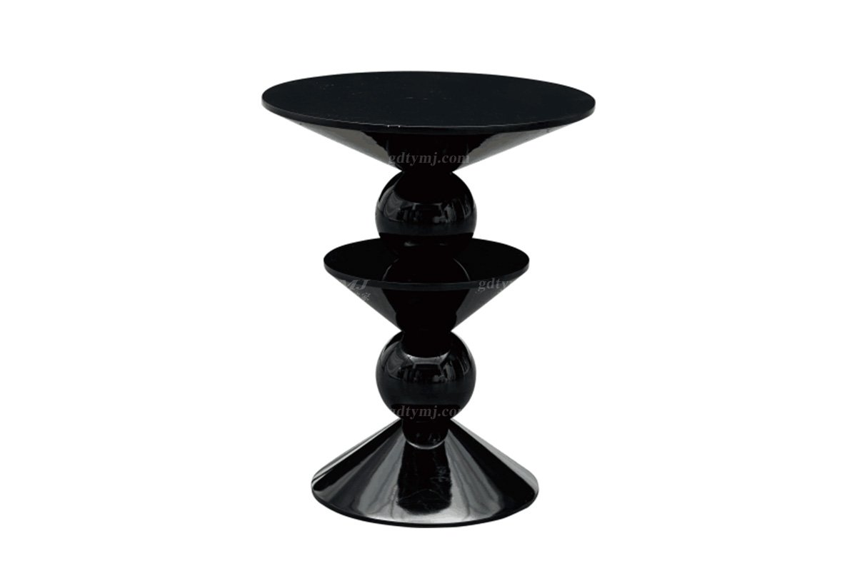 極簡風(fēng)格家具高端別墅會(huì)所大宅時(shí)尚創(chuàng)意E1級(jí)環(huán)保黑色角幾