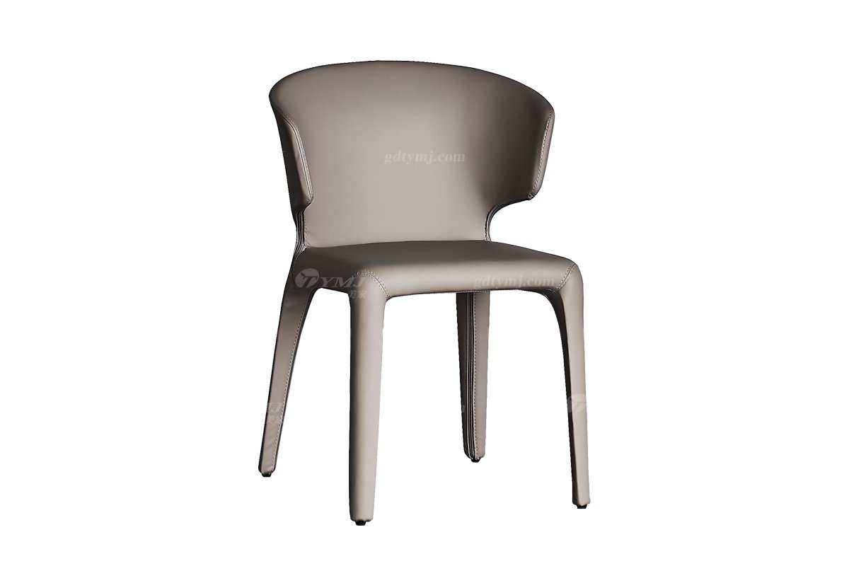 現代簡約家具高端別墅會所家用時尚布藝超纖餐椅DT813-2