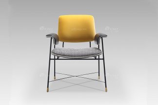 意式雅奢風(fēng)格家具高端別墅會(huì)所家具簡約休閑椅