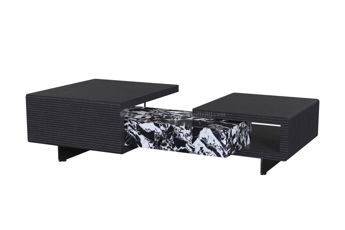  意式雅奢風(fēng)格家具高端別墅會所家具簡約實(shí)木+大理石茶幾