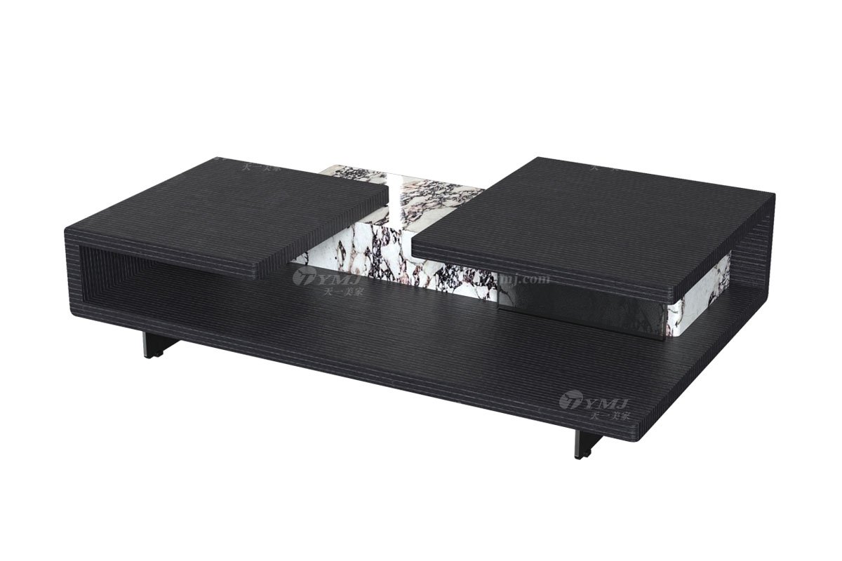  意式雅奢風(fēng)格家具高端別墅會所家具簡約實木+大理石茶幾LT2208茶幾1