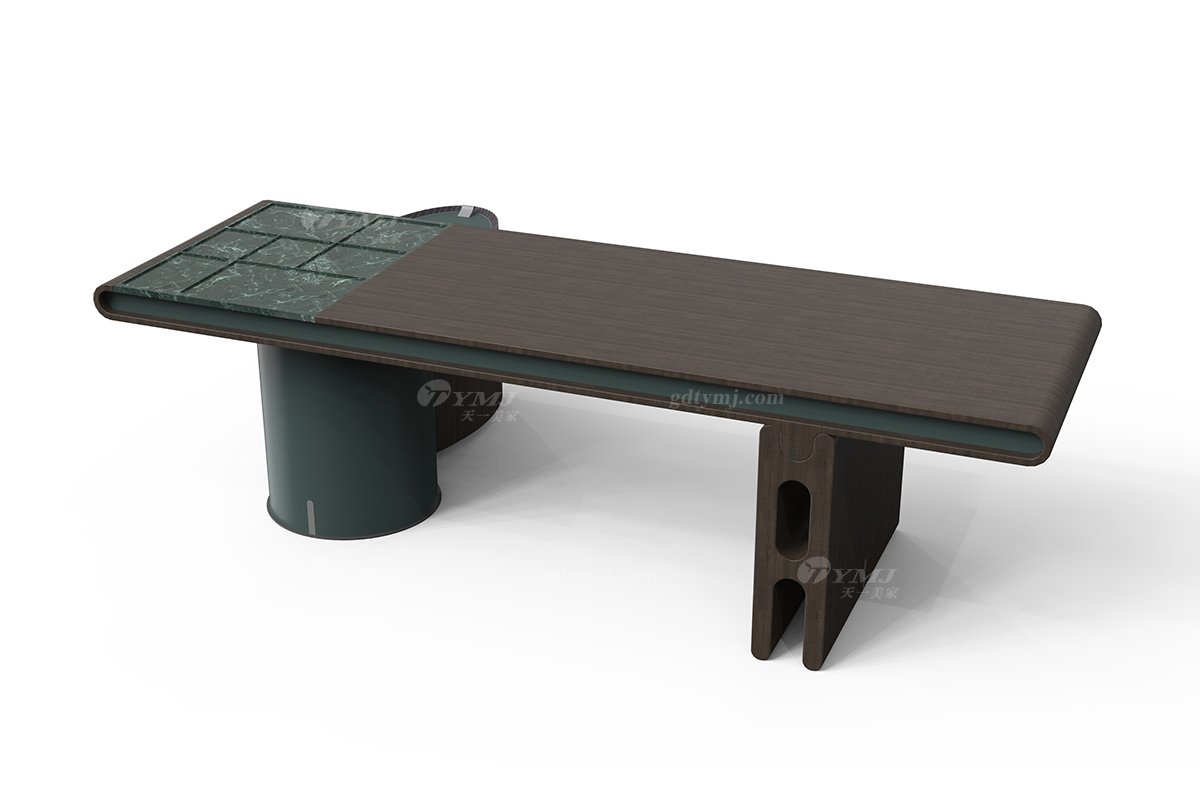  意式雅奢風格家具高端別墅會所家具簡約大氣實木茶臺TT2301茶臺1