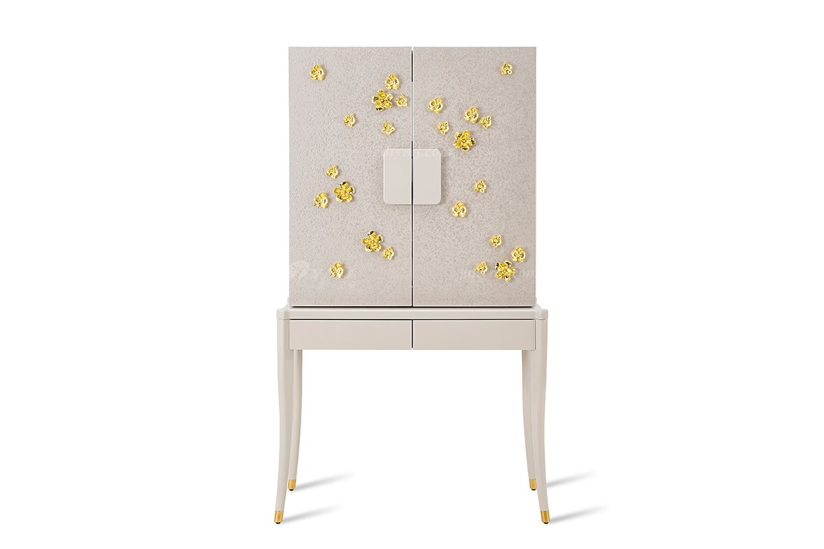 意式輕奢家具高端別墅會所豪宅家用時(shí)尚奢華創(chuàng)意梳妝臺