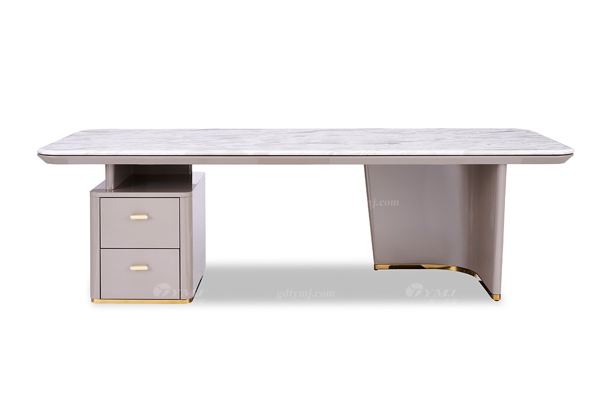 意式輕奢家具高端別墅會所豪宅家用時(shí)尚奢華大理石茶桌