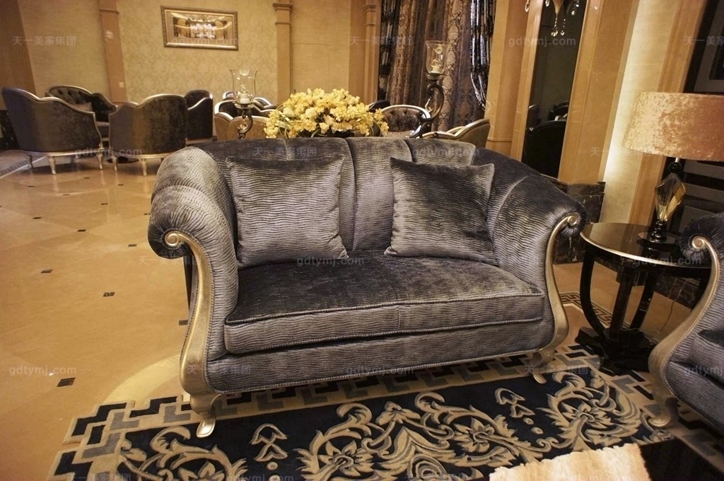 奢華新古典風單人沙發