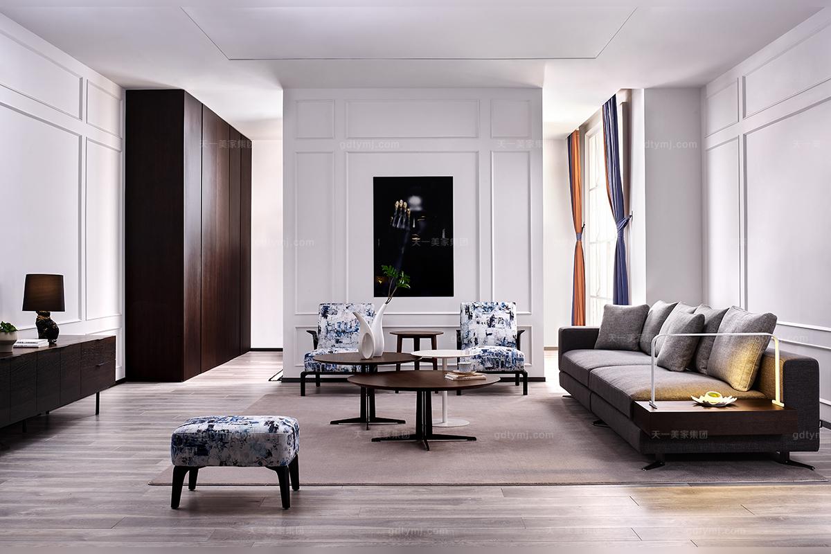 天一美家簡奢現代客廳沙發