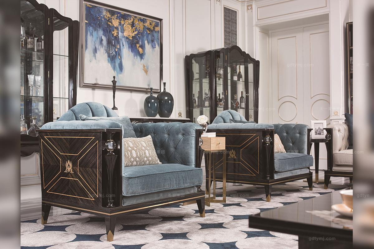 天一美家奢侈單人沙發