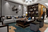 鉑宮后海樣板間--現代簡約、新中式混搭、現代輕奢家具、軟裝案例賞析！