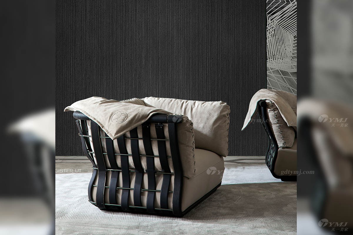 現代輕奢單位沙發