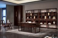 何須羨“西風(fēng)”，新中式紅木書房家具風(fēng)格，濃濃的中式韻味之美！