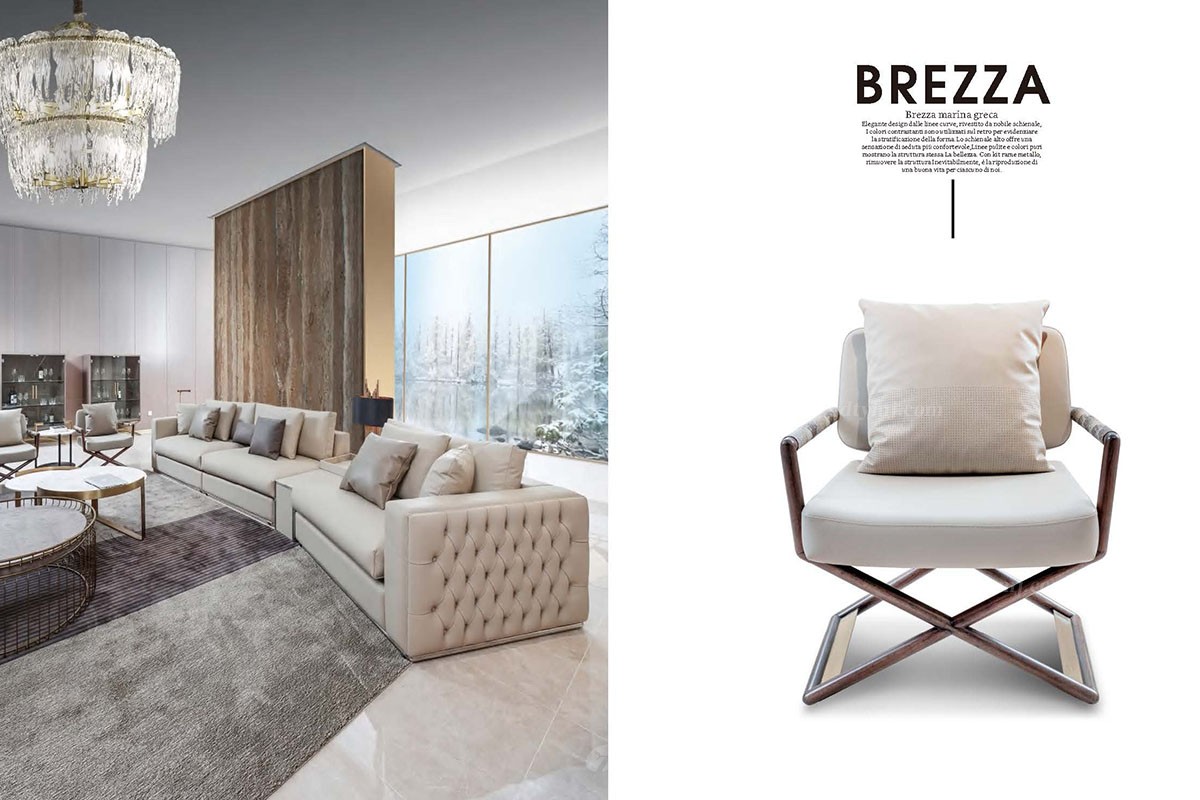 意式別墅家具轉角沙發