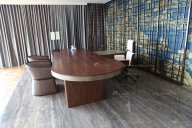 【天一美家】深圳儲能大廈辦公、會所家具現代輕奢風格項目工程案例擺場完工！