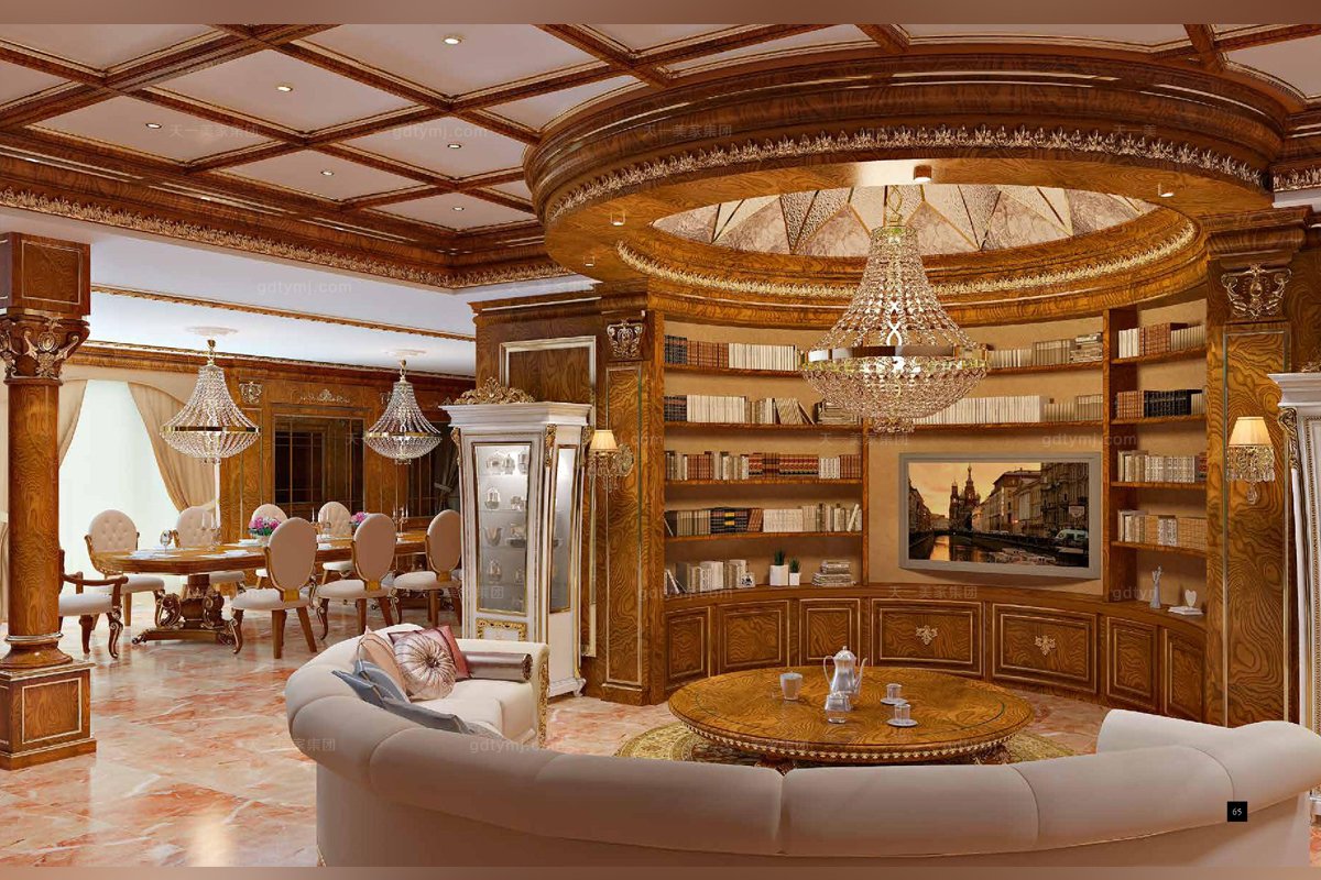 歐式真皮轉角沙發