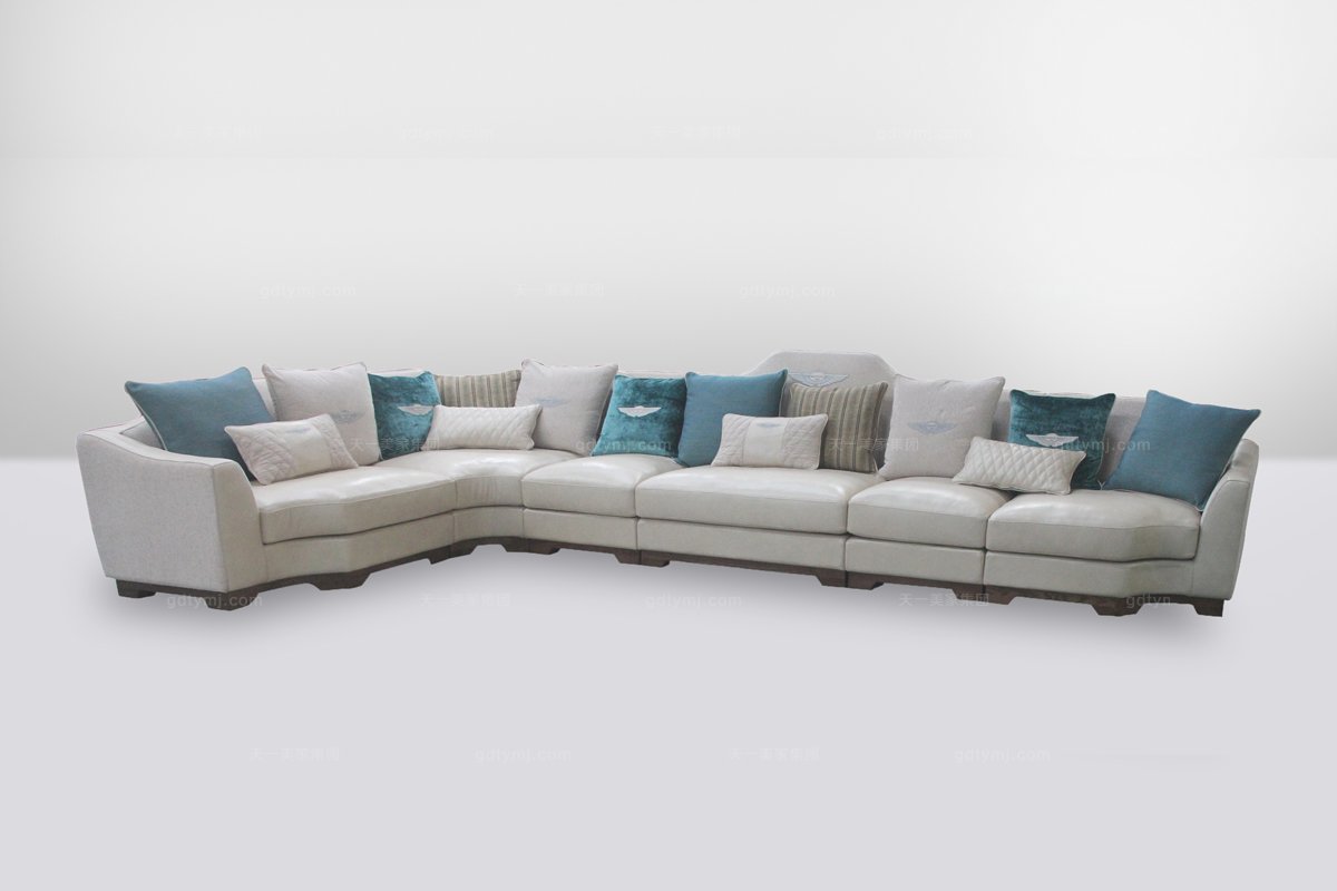 時尚簡歐轉角沙發